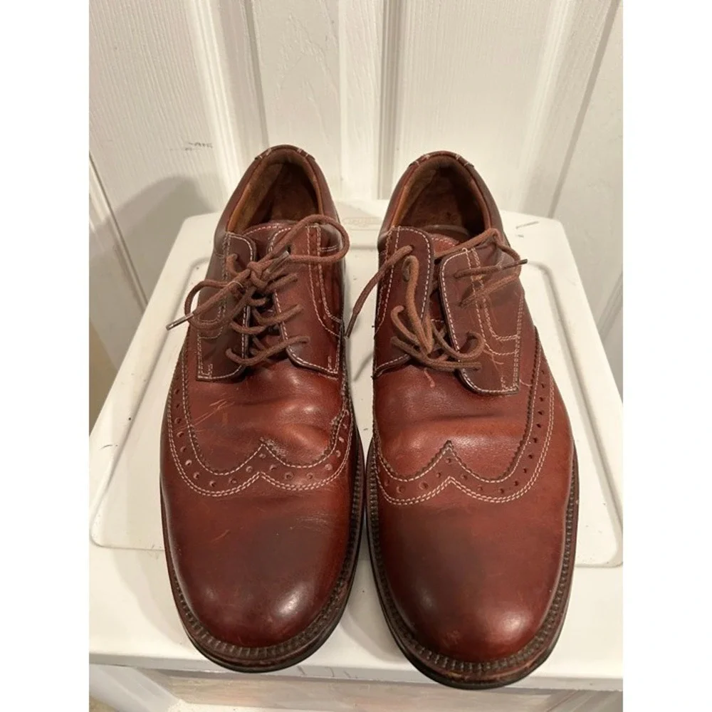 Johnston & Murphy Casual Leather Shoes Men's 11 Brown